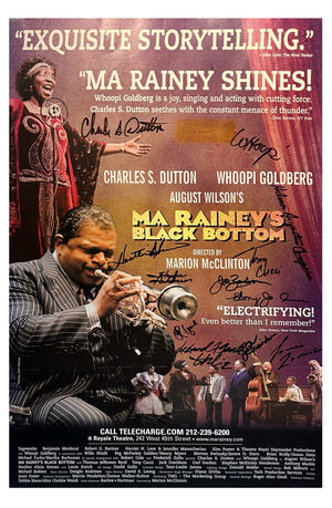 Signed Poster - Broadway Revival of "Ma Rainey's Black Bottom"