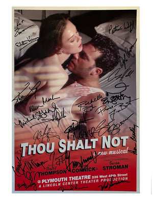 Signed Poster - Original Broadway Production of "Thou Shalt Not"