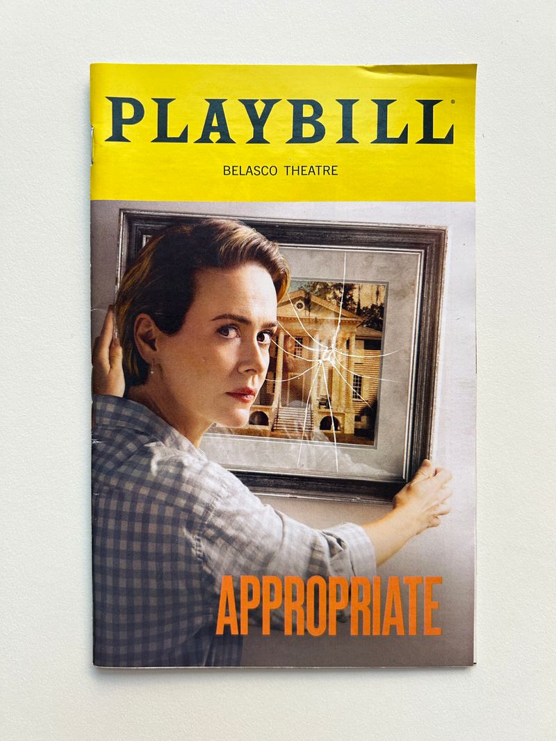 APPROPRIATE Broadway Playbill (2023-24)
