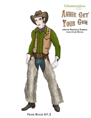 "Annie Get Your Gun" Frank Butler Costume Sketch By Court Watson