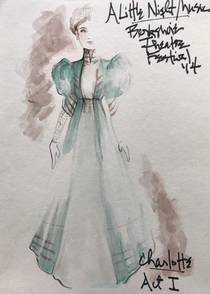 Kate Baldwin as Charlotte, A LITTLE NIGHT MUSIC, Act 1 Sketch by David Murin