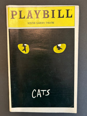 "Cats" Original Broadway Production Playbill