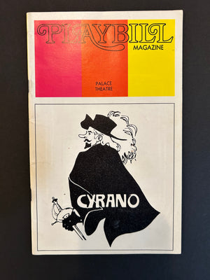 "Cyrano" Original 1973 Broadway Production  Playbill