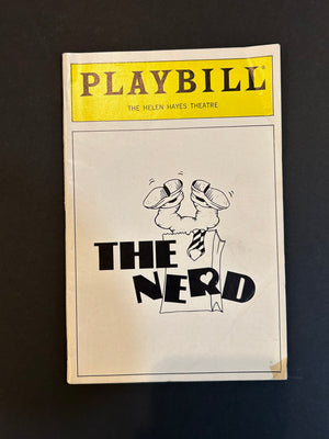 "The Nerd" 1987 Original Broadway Production Playbill