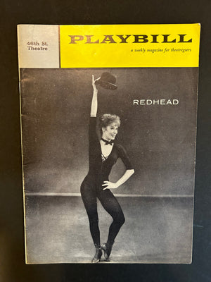 "Redhead" Original 1959 Broadway Production Playbill