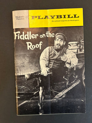 "Fiddler on the Roof" Original Broadway Production Playbill