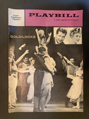 "Goldilocks" 1958 Playbill