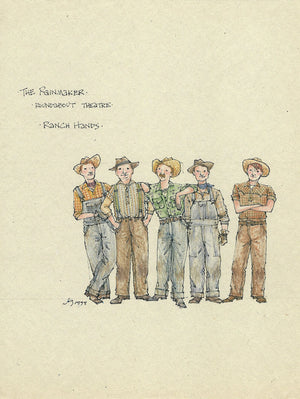 THE RAINMAKER 'Ranch Hands' Costume design by Jess Goldstein