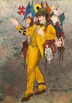 TUCK EVERLASTING - 'Man in the Yellow Suit' Costume sketch by Gregg Barnes