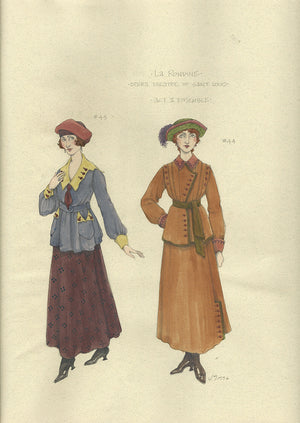 LA RONDINE - Female Ensemble No 43,44 Costume Design by Jess Goldstein