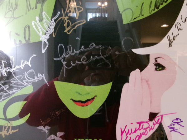 WICKED Broadway Windowcard Poster (2003 Original Broadway Cast) signed ...
