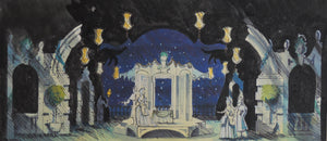 "Cosi Fan Tutti" Set Rendering by Lloyd Burlingame