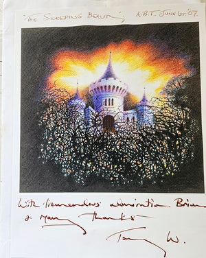 "Sleeping Beauty" Set Design print by Tony Walton for American Ballet Theatre, signed (2007)