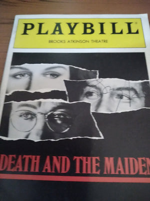 RICHARD DREYFUSS  Autographed Playbill for DEATH AND THE MAIDEN