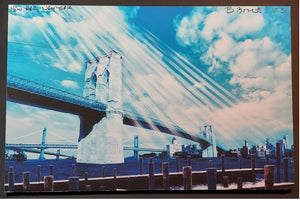 NEW YORK,  NEW YORK  - "East River, Three Bridges" Backdrop  Sketch by Beowulf Boritt