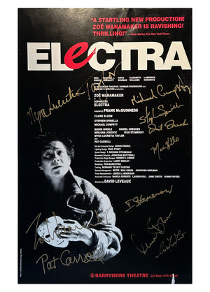 Signed Poster - Broadway Revival of "Electra"