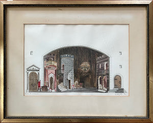 Oliver Smith "Don Giovanni" Framed Set Rendering