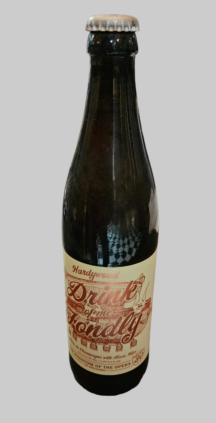 The Phantom of The Opera 30th Anniversary Beer Bottle "Hardywood - Drink of Me Fondly"