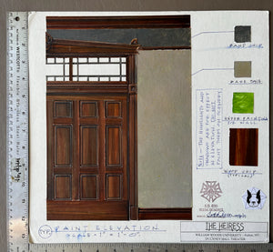 THE HEIRESS - Interior Wall Color Elevation by Todd Potter