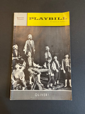 "Oliver" Original Broadway Production Playbill