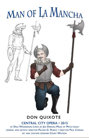 "Man Of La Mancha" Don Quixote Sketch By Court Watson