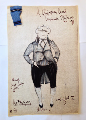 "A Christmas Carol" Fezziwig Costume Sketch, David Murin