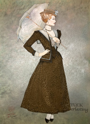 "Tuck Everlasting" Victorian Lady Costume Sketch By Gregg Barnes