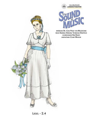 'The Sound Of Music" Liesel Bridesmaid Costume By Court Watson