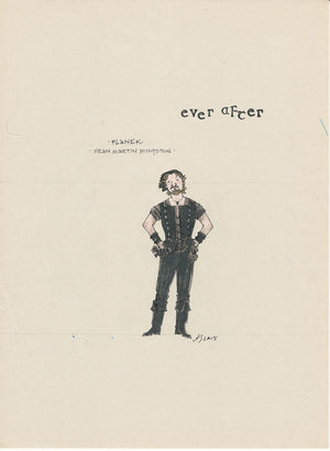 EVER AFTER - 'Flanek' Original Costume Sketch by Jess Goldstein