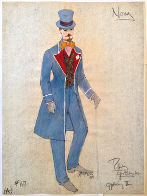 "Nora" Musical, Paris Gentleman Costume Design By David Murin