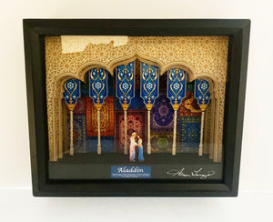 ALADDIN  Model Collage  No 1 (Pre-Broadway) in Framed Box  by Anna Louizos