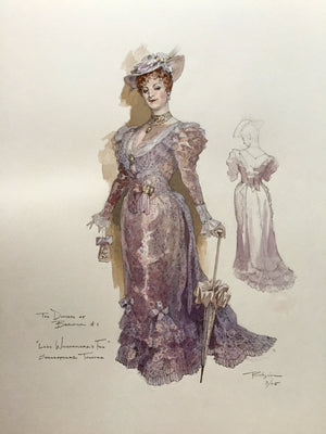 Duchess of Berwick Costume # 1 in "LADY WINDERMERE'S FAN by Robert Perdziola