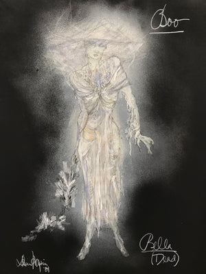 BOO, AN EVENING OF GHOST STORIES, Original Costume Sketch by David Murin