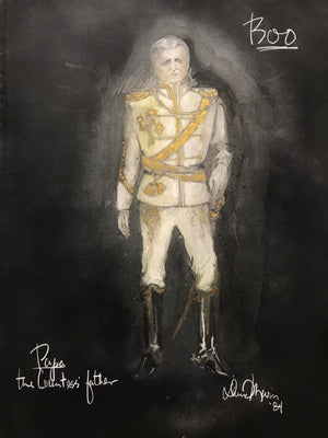 BOO, AN EVENING OF GHOST STORIES Original Costume Sketch by David Murin