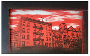 A BRONX TALE -  Belmont Back Drop from Broadway Model by Beowulf Boritt