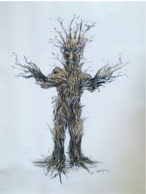 CINDERELLA 'Tree Monster' designed by William Ivey Long - Print