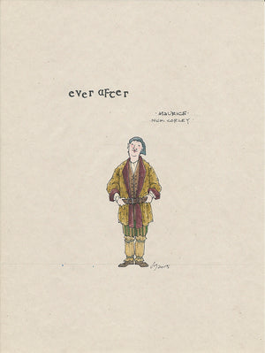 EVER AFTER - 'Maurice' Original Costume Sketch  by Jess Goldstein