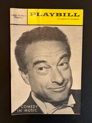 "Comedy in Music Opus 2" Broadway Playbill (1965) featuring Victor Borge