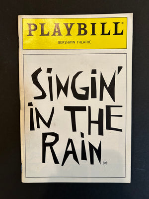 "Singin' in the Rain" Original Broadway Production 1985