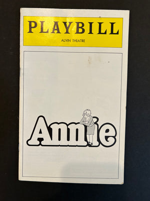 "Annie" Original Broadway Production Playbill (1977) featuring Andrea McArdle, Dorothy Loudon & Sandy Faison
