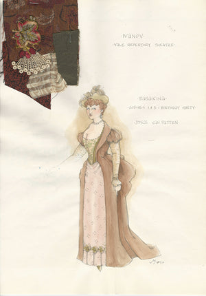 IVANOV - Babakina Costume Sketch by Jess Goldstein