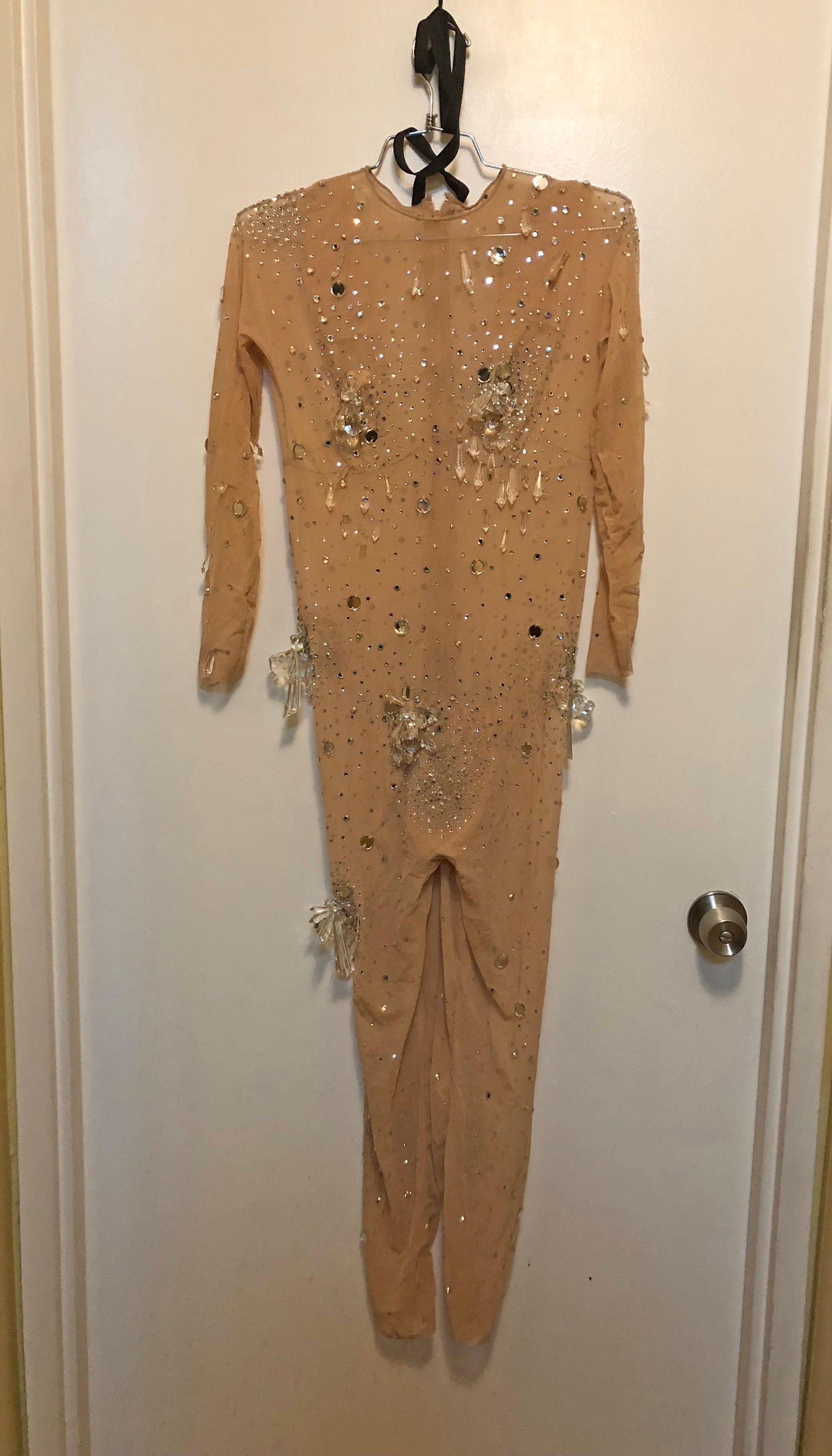 TABOO Original Broadway Nude Bejeweled Body Suit Worn by SARA URIARTY -  Broadway Design Exchange