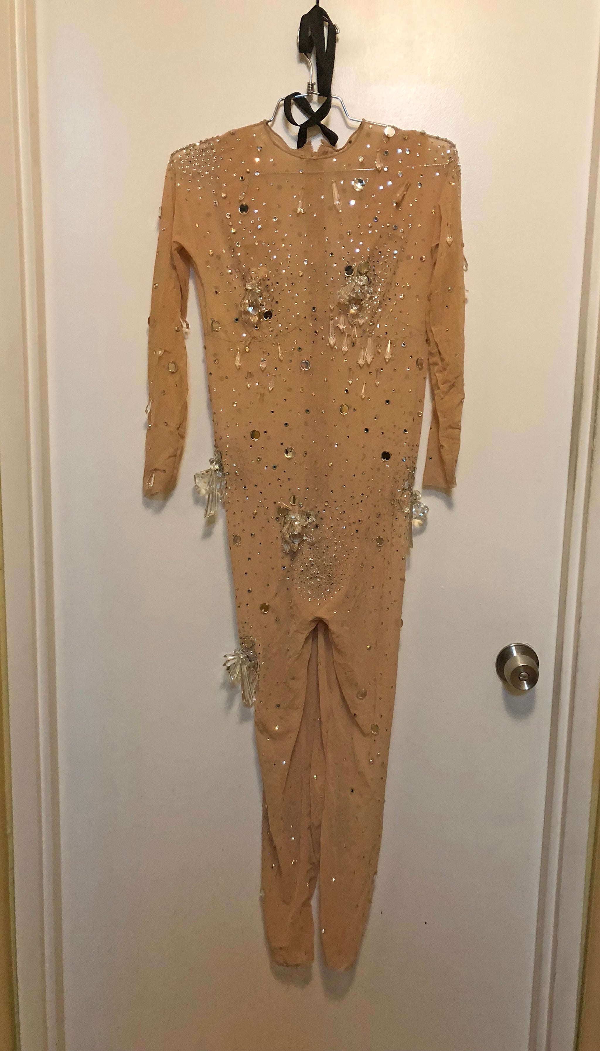 TABOO Original Broadway Nude Bejeweled Body Suit Worn by SARA