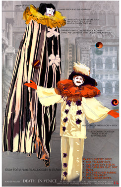 DEATH IN VENICE - 'Players' Costume sketch by Carrie Robbins for Glimmerglass Opera