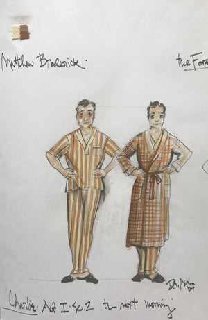 Matthew Broderick in THE FOREIGNER Sc 2 'Charlie in Robe' design by David Murin