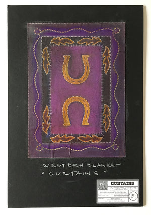 CURTAINS the Musical - Western Blanket Color Elevation No. 3 by Anna Louizos