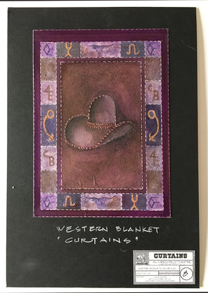 CURTAINS the Musical - Western Blanket Color Elevation No. 8 by Anna Louizos