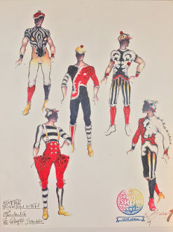 "ASSORTED MALE COSTUMES" RINGLING BROS, BY EDUARDO SICANGCO