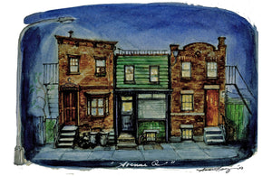 "Avenue Q" Broadway Sketch- Signed Ltd. Print By Anna Louizos