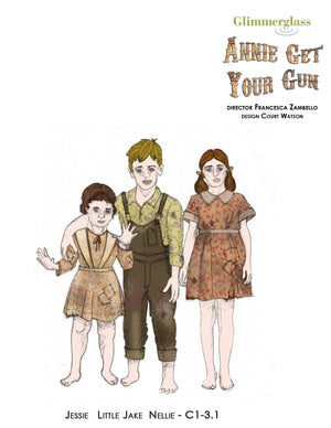 "Annie Get Your Gun" Children'S  Costumes By Court Watson